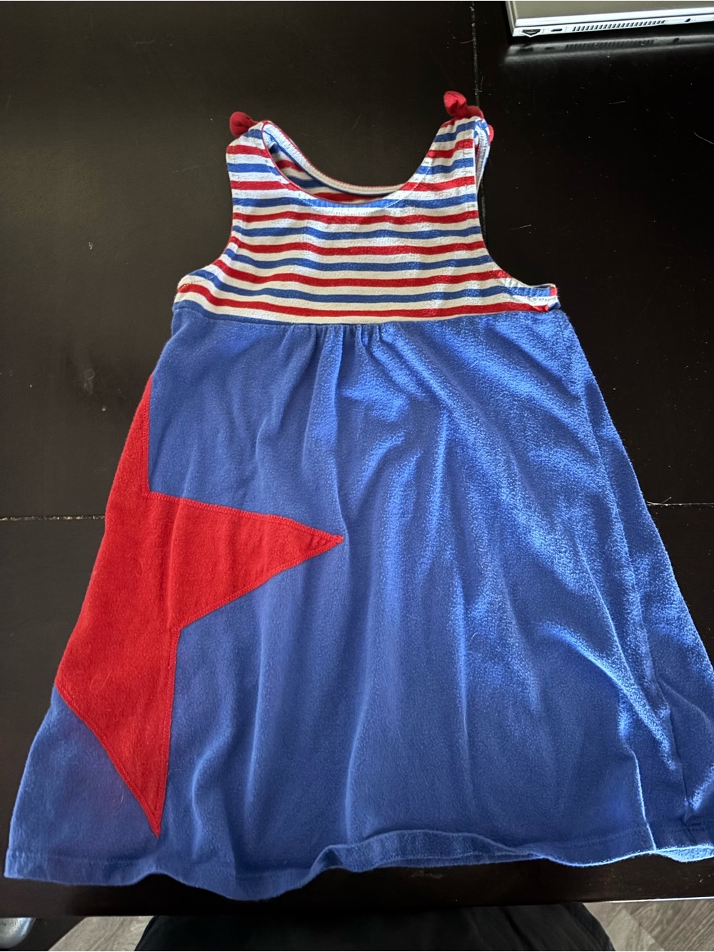 Target Kids Blue and Red Striped Tank Dress